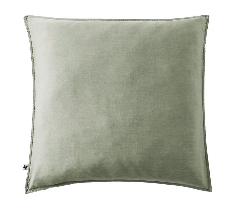 Taie D'oreiller "lysandre" "lyocel" L'effet Papillon - Vert - 80x80 Cm