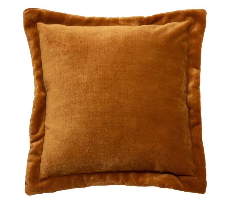 Coussin "cuddly" 38 X 58 Cm Et 53 X 53 Cm Flanelle 550 G - Orange - 53x53 Cm