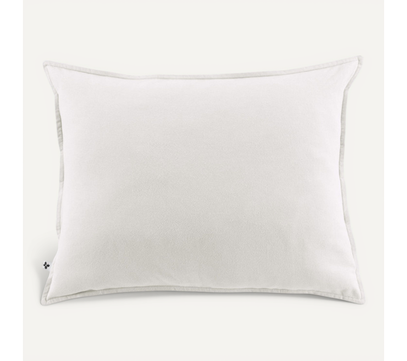 Taie D'oreiller "candice" Flanelle De Coton - Candice Neige - Taie D'oreiller 50 X 70 Cm