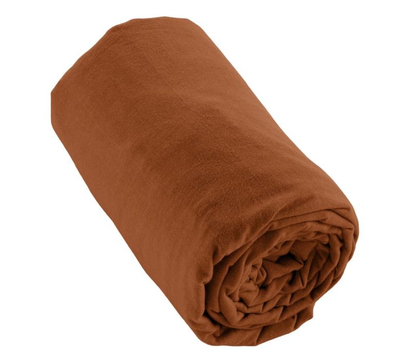 Drap Housse "candice" Flanelle De Coton - Candice Tomette - 180 X 200 Cm