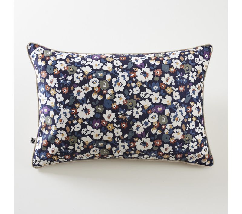 Coussin Déhoussable 40 X 60 Cm "coline" Velours Imprimé - Multicolor - 40x60 Cm
