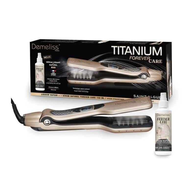 Fer à lisser fonction vapeur SAINT ALGUE 20062 Forever Care