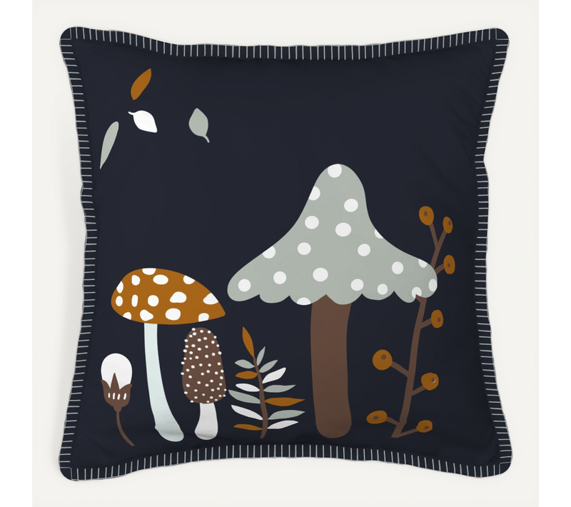 Coussin Déhoussable Point De Cheval 40 X 40 Cm Amanite