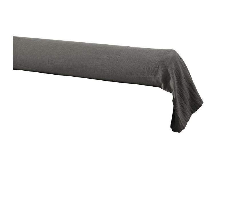Taie De Traversin Gaze De Coton Gaïa – 85 X 185 Cm - Granit