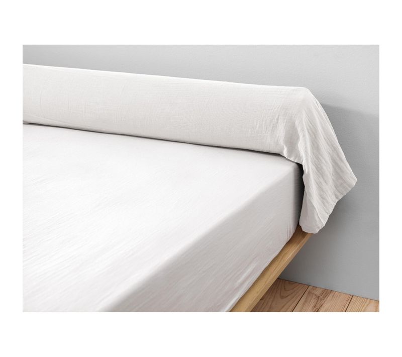 Taie De Traversin Gaze De Coton Gaïa – 85 X 185 Cm - Blanc