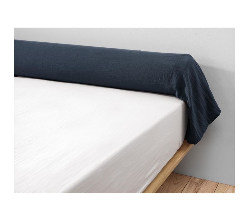 Taie De Traversin Gaze De Coton Gaïa – 85 X 185 Cm - Minuit