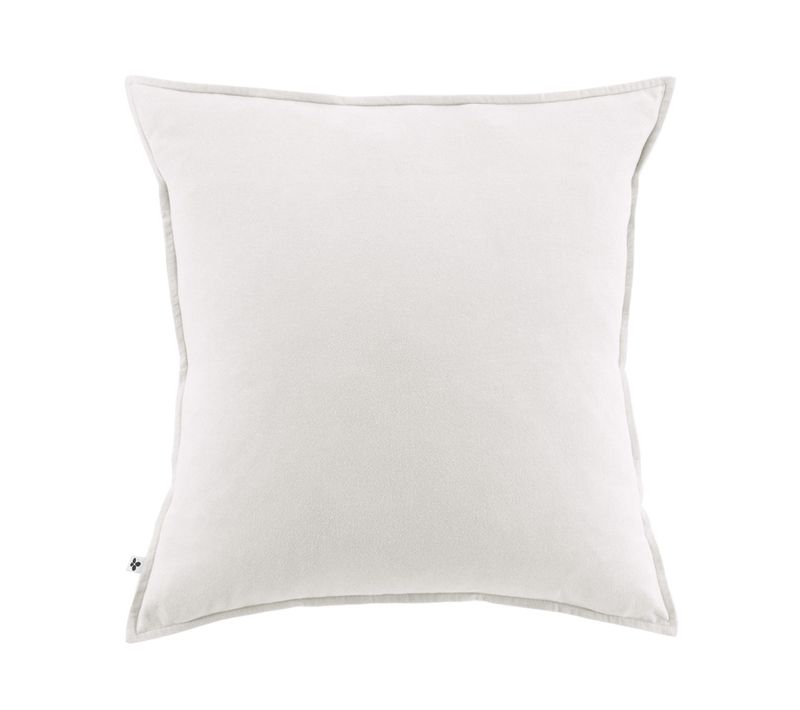 Taie D’oreiller 63 X 63 Cm – Flanelle Chaude – Collection Candice – Coloris Blanc