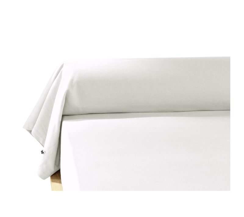 Taie De Traversin 85 X 185 Cm – Flanelle Chaude – Candice Blanc