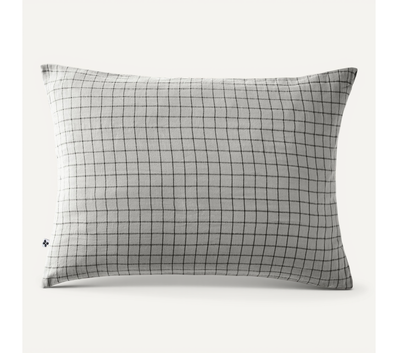 Taie D’oreiller 50 X 70 Cm – Gaze De Coton Tissée – Gaïa Mix – Nuage