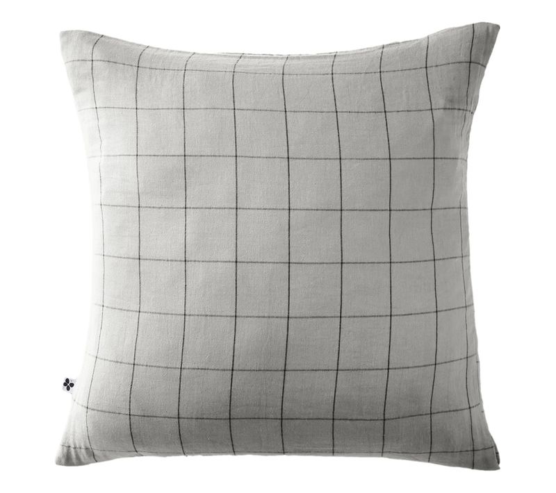 Taie D’oreiller 60 X 60 Cm – Gaze De Coton Tissée – Gaïa Match Nuage