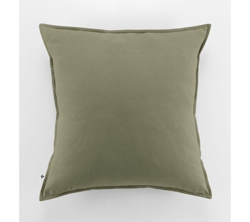 Taie D’oreiller 63 X 63 Cm – Flanelle Chaude – Collection Candice – Coloris Romarin