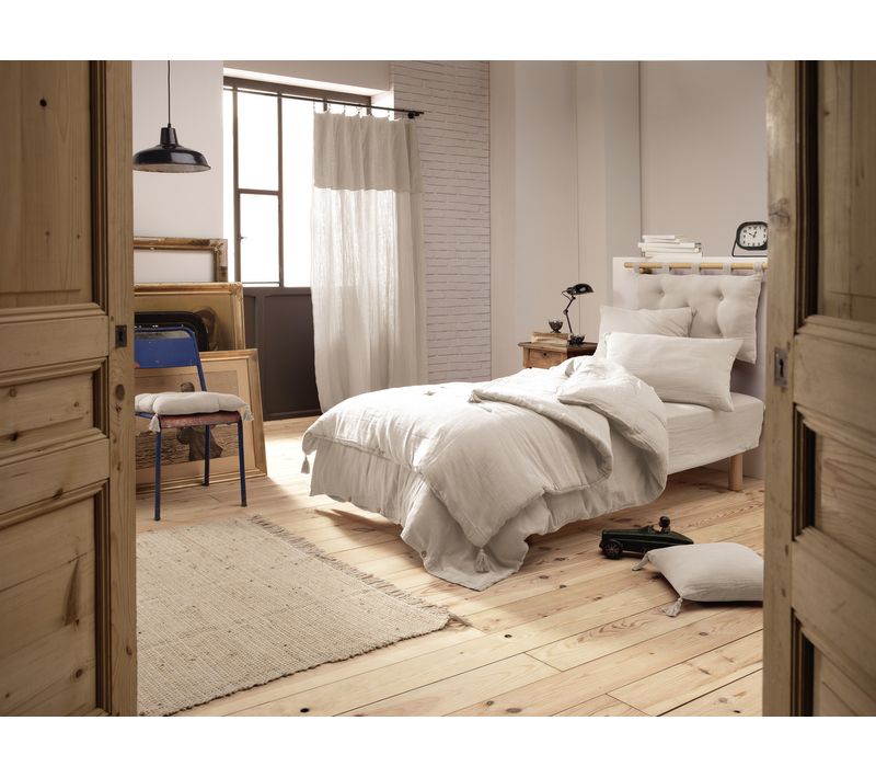 Housse De Couette 140 X 200 Cm – Double Gaze De Coton 125 G/m² – Gaïa Pampa