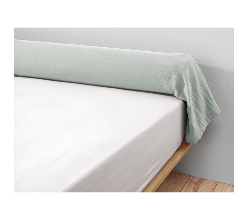 Taie De Traversin Gaze De Coton Gaïa – 85 X 185 Cm - Eucalyptus