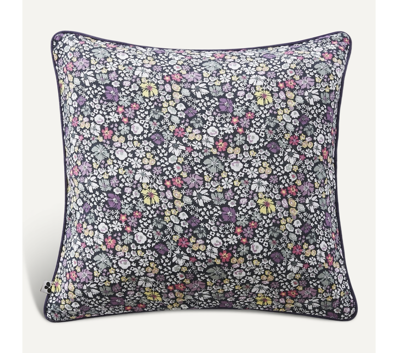 Coussin Déhoussable Avec Passepoil 45 X 45 Cm – Gaze De Coton Imprimée Malia