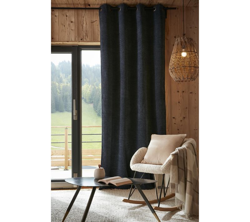 Rideau 140 X 240 Cm – Occultant Total et Thermique – Bjorn Marine