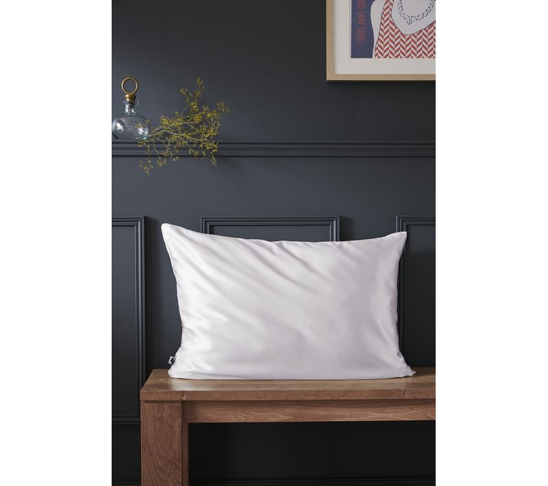 Taie D’oreiller 50 X 70 Cm – 100 % Soie De Mûrier – Soanne Chantilly