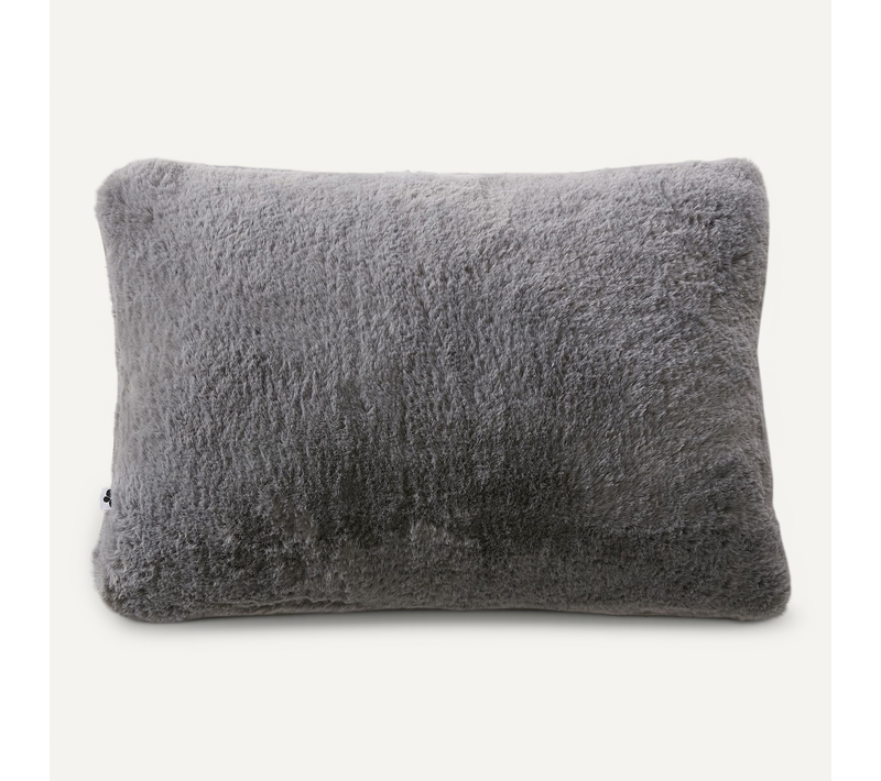 Coussin Déhoussable 40 X 60 Cm – Polyester Imitation Fourrure Sven Loup