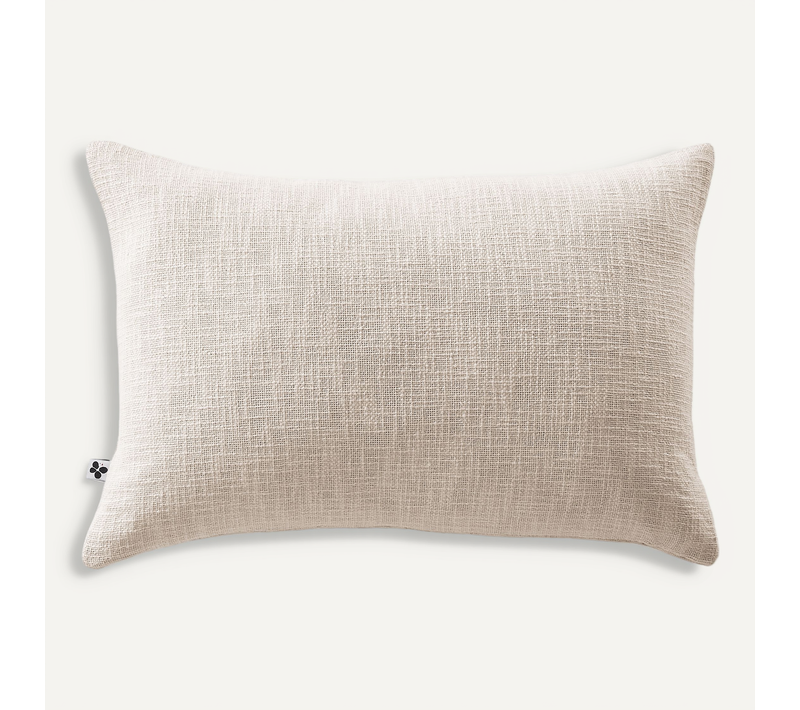 Coussin Déhoussable 40 X 60 Cm – 100 % Coton Texturé – Sixtine Pampa