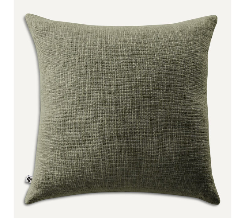 Coussin Déhoussable 60 X 60 Cm - 100% Coton Sixtine Thym