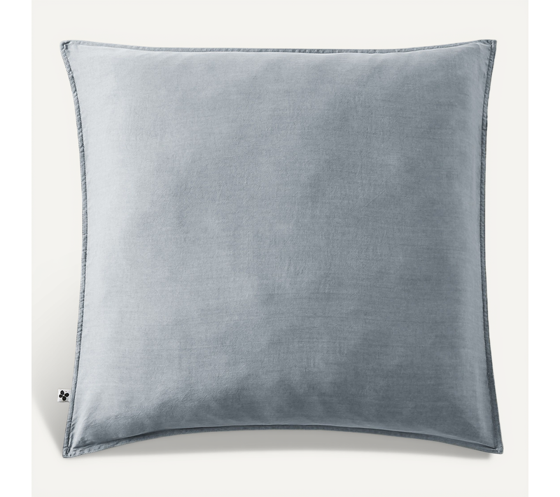 Taie D’oreiller 80 X 80 Cm Lysandre – Lyocell Uni 120 Fils/cm²- Stone