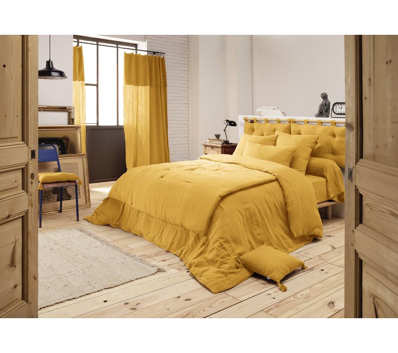Housse De Couette 280 X 240 Cm King Size - Double Gaze - Mila Safran