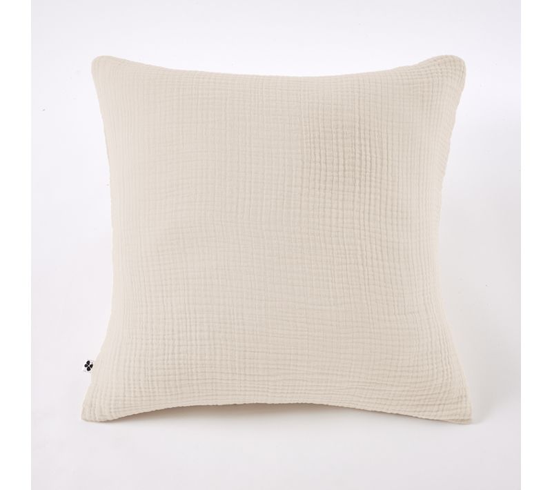 Taie D'oreiller 60 X 60 Cm Quadruple Gaze De Coton 220 G/m² Bella Pampa