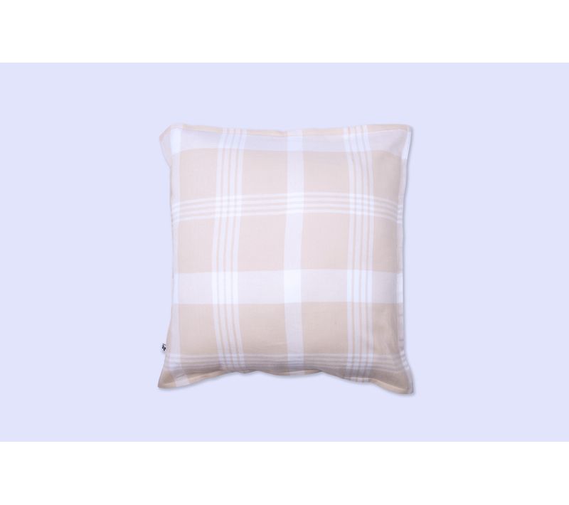 Taie D’oreiller 63 X 63 Cm Flanelle De Coton Hector – Beige