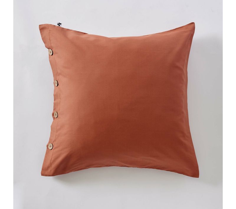 Taie D’oreiller 65 X 65 Cm Percale 120 Fils Tomette – Perrine