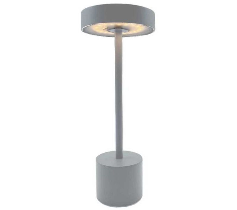 Lampe De Table LED Sans Fil Grise 30 Cm 200 Lm Ip54