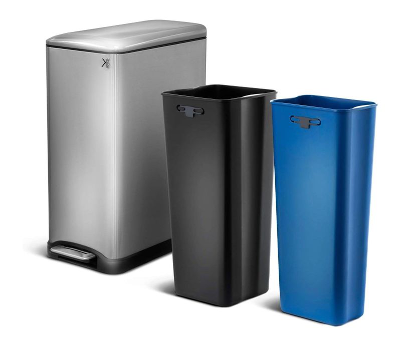 Poubelle Pédale Tri Sélectif Edge 50l