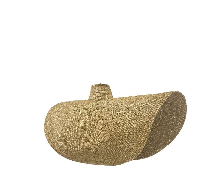 Abat-jour Kleia Marron Herbe Marine D32cm