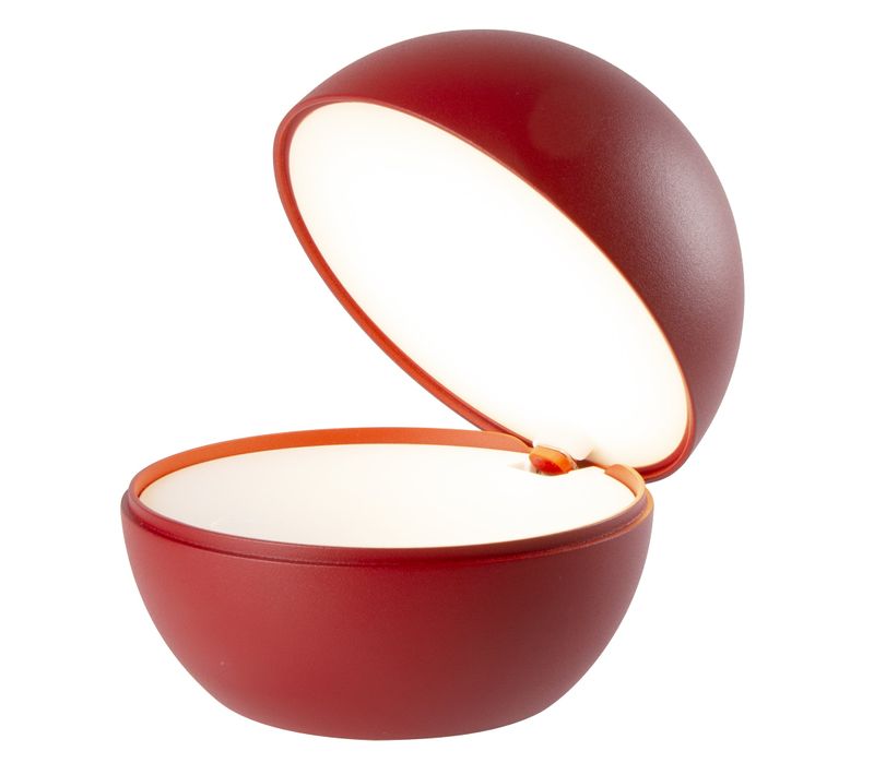 Lampe De Chevet Sans Fil Good Night Rouge D.12cm