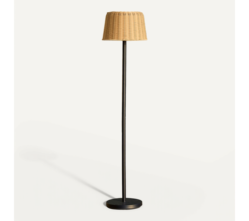 Lampadaire Solaire Mateo En Polyrotin H160cm