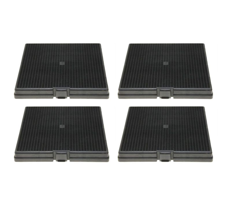 Lot De Quatre Filtres Charbon D241 Ca240s Hotte 49002532, Chf007/1 Arthur Martin Electrolux, Indesit