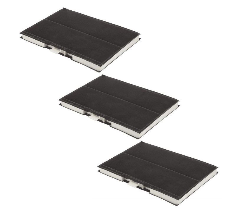 Lot De Trois Filtres De Charbon Actif Hotte 00705432 Siemens, Bosch, Neff, Viva, Constructa