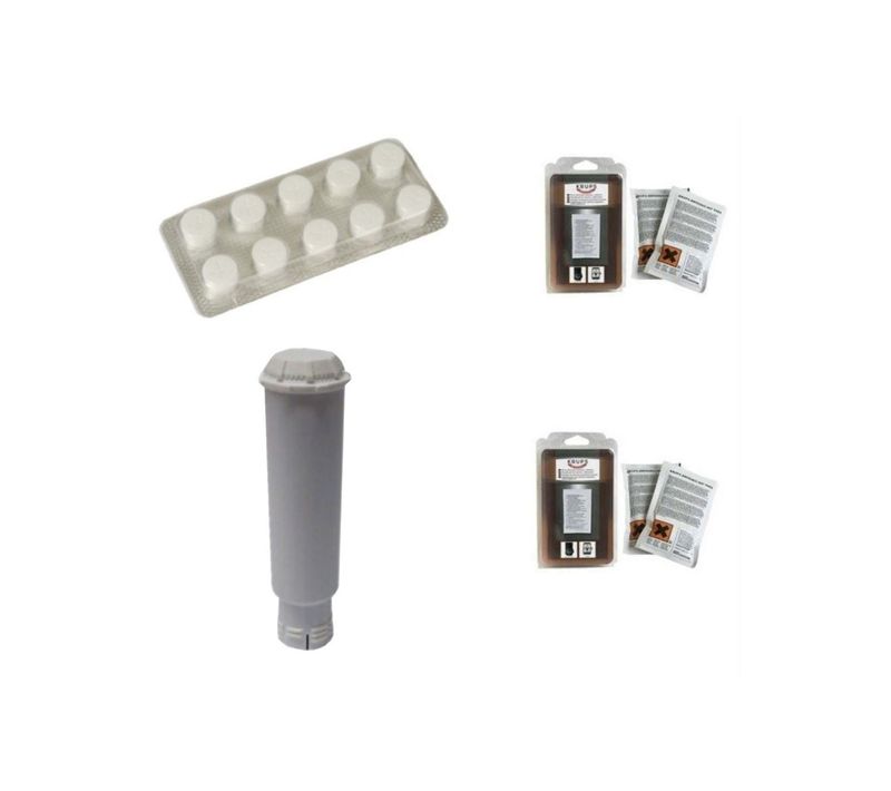 Kit D'entretien Et Détartrage Cafetière, Machine à Café Xs300010, F054001a Krups, Seb, Rowenta, Tefa