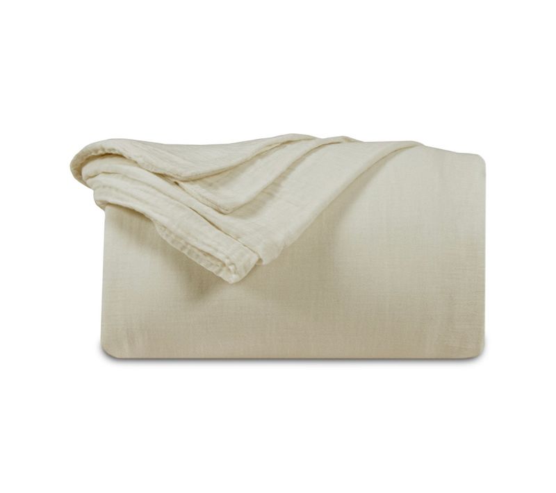 Housse De Couette Gaze De Coton Sable 140x200 Cm