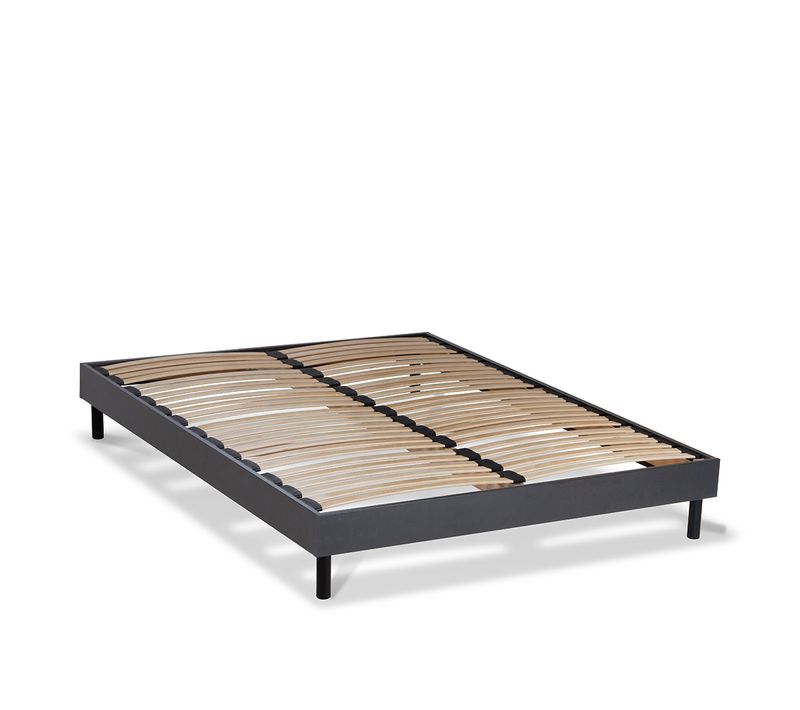 Sommier En Kit à Lattes Couleur Gris140x190