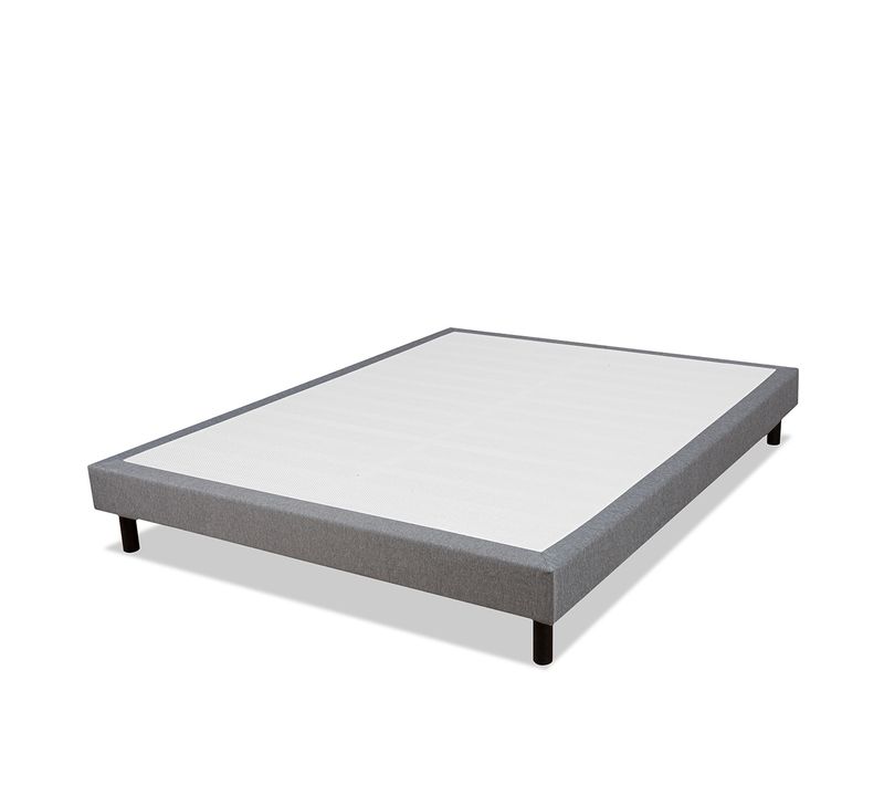 Sommier Tapissier En Kit Gris 140x190 Cm