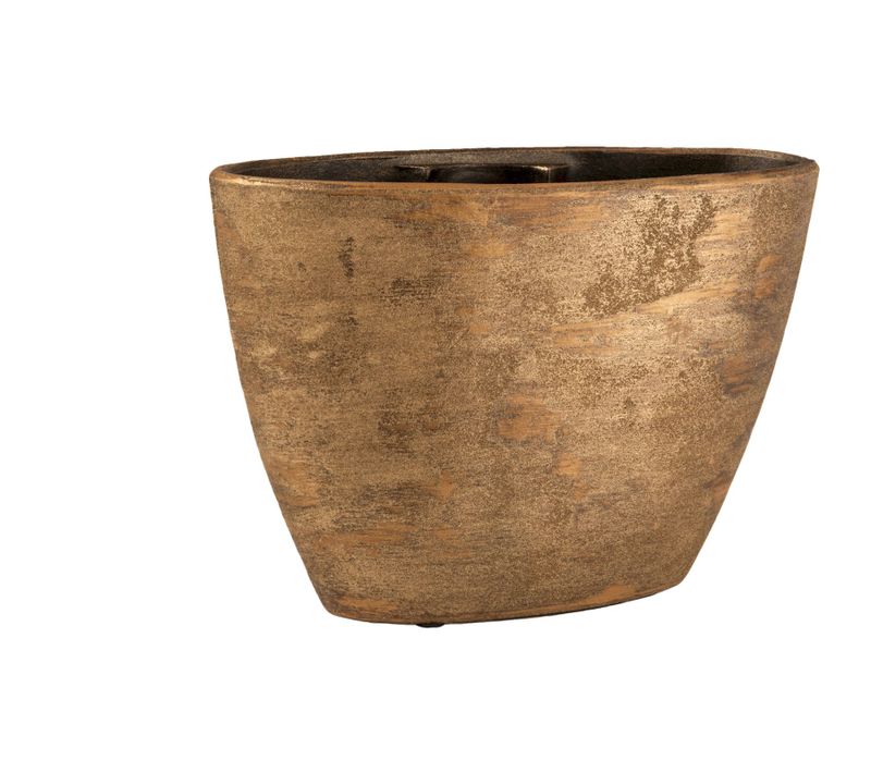 Cache-pot Gris Terre Cuite 32x14x23cm