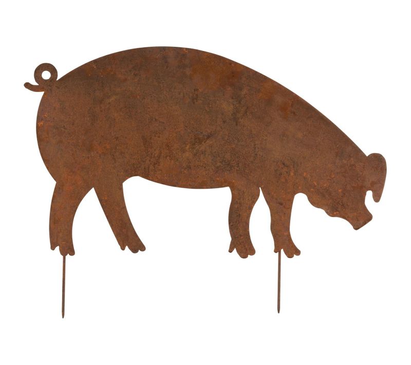 Décoration De Jardin À Planter Marron Fer 70x0,5x54cm