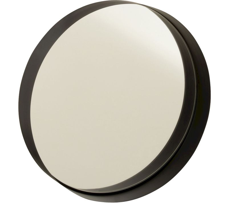 Miroir Mural Noir Fer 30x5x30cm