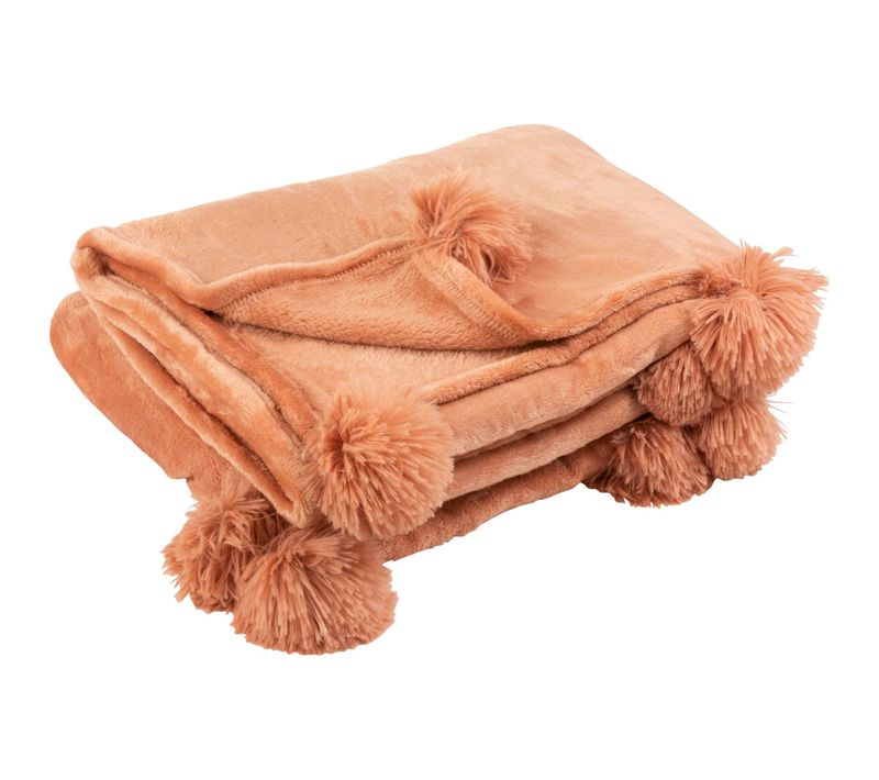 Plaid Rose Polyester 170x130x1cm