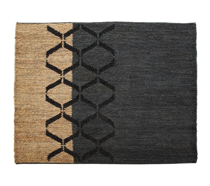 Tapis Jute Noir 200x250cm