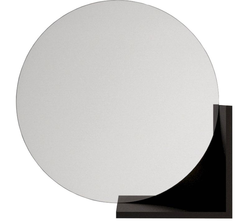 Miroir Bois Noir 61,8x12x61,8cm