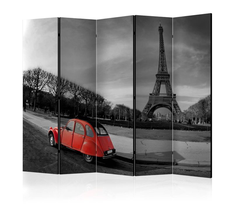 Paravent 5 Volets Toile Intissée 225x172cm