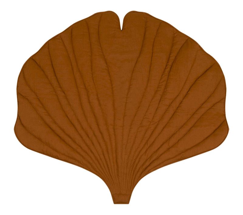 Tapis De Sol Molletonné Bébé Feuille Marron 120x110x3cm