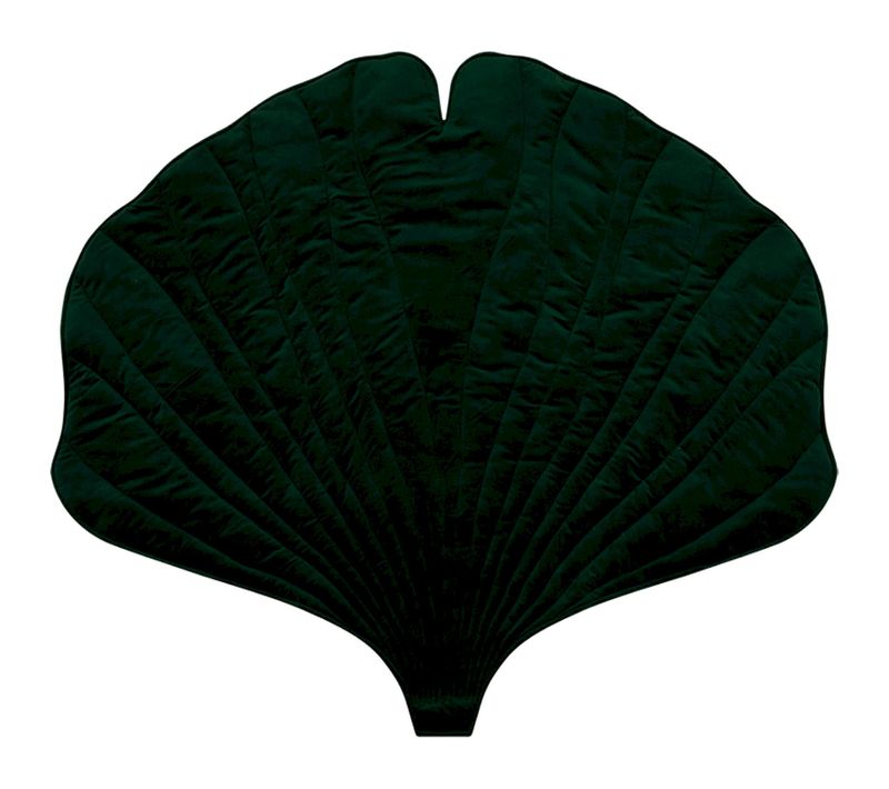 Tapis De Sol Molletonné Bébé Feuille Vert 120x110x3cm