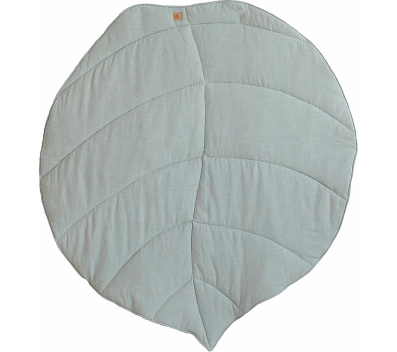 Tapis De Sol Molletonné Bébé Feuille Vert 120x110x3cm