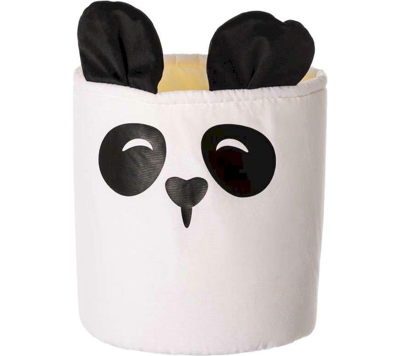 Panier à Jouets Animal Happy Band 25 X 25 X 30 Cm Blanc